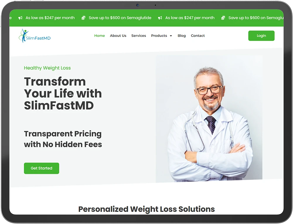SlimFastMD Medicine Website
