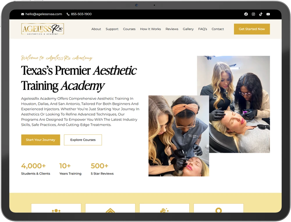 AgelessRx Training Academy