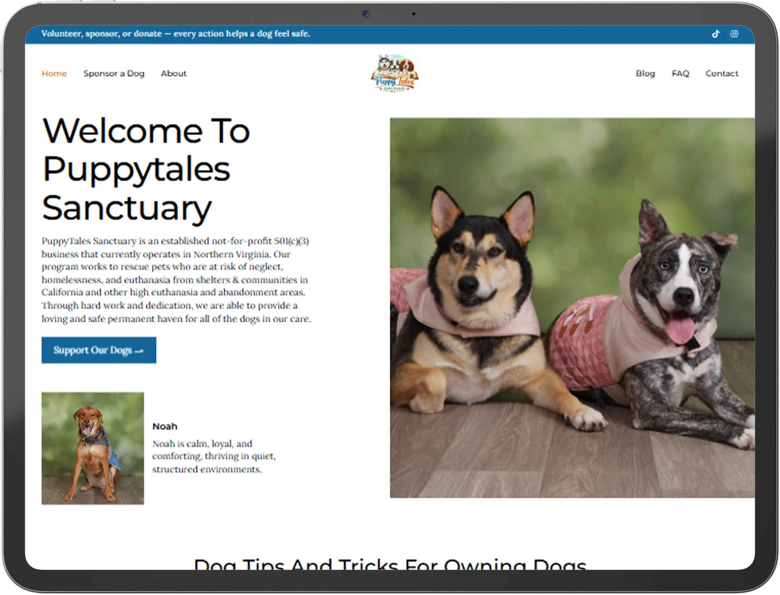 Puppytales Agency Mockup