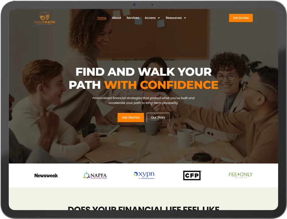 yourpathwm, Client Website